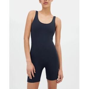 New Girlfriend Collective Women's Skyline Bike Unitard Bodysuit Size L